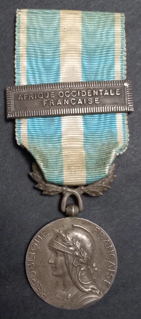 Médaille Coloniale Française – Montée En Porte-Clés – Occasion