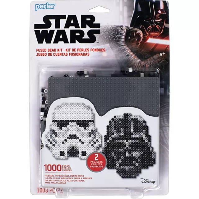 Perler Fused Bead Kit-Star Wars(TM) Darth Vader Stormtrooper 8063089