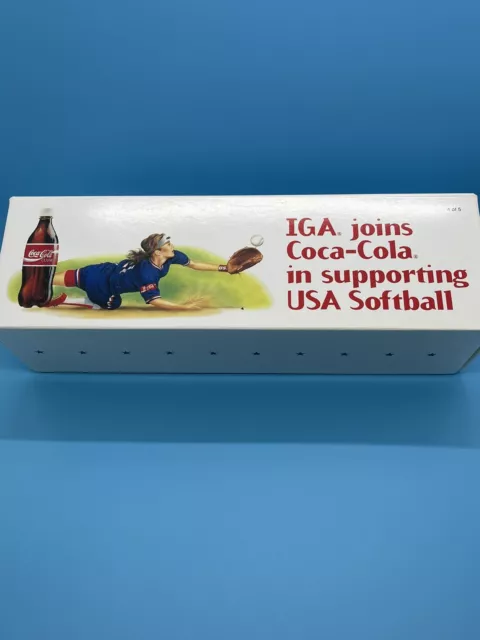 IGA Coca-Cola 1996 Olympic Pins USA Softball Edition