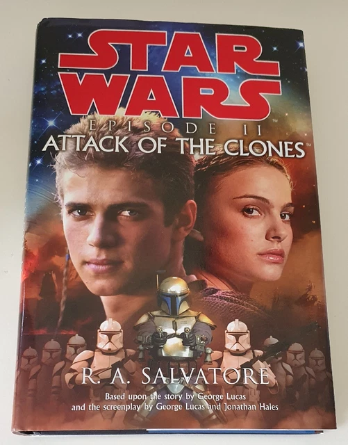 Star Wars Episode II Attack of the Clones by R. A Salvatore - Hardcover - VGC