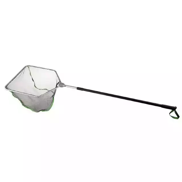 Velda Pond Net Kescher eckig 46 cm mit Teleskopstiel für Koi, Teich & Algen 2