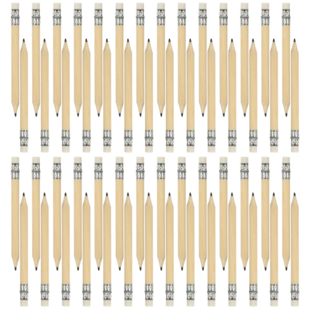 Mini lápices cortos de madera lápices para la fiesta del bebé lápiz de piel
