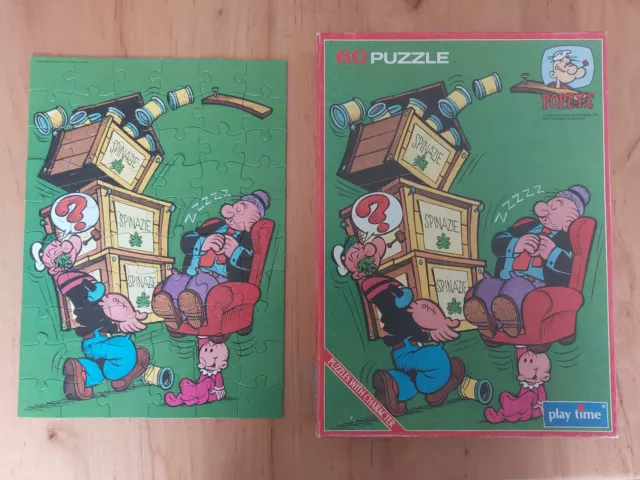 # PUZZLE POPEYE  60 pces  1990 complet et état satisfaisant