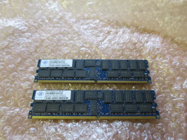 Dell SNPWX731CK2/8G 8GB Kit (2x4GB) DDR2 PC2-6400P ECC Registered Server Memory