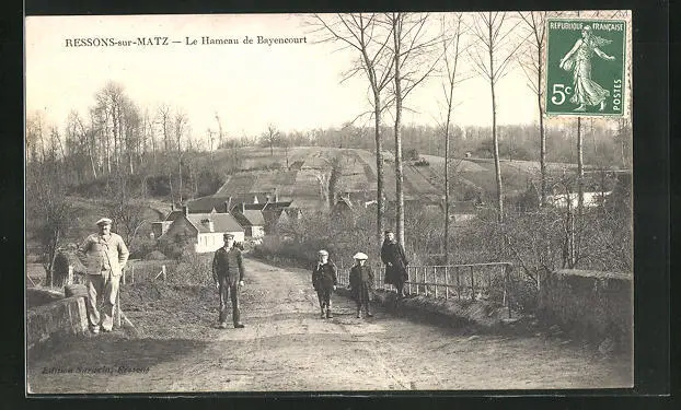 CPA Ressons-sur-Matz, le Hameau de Bayencourt