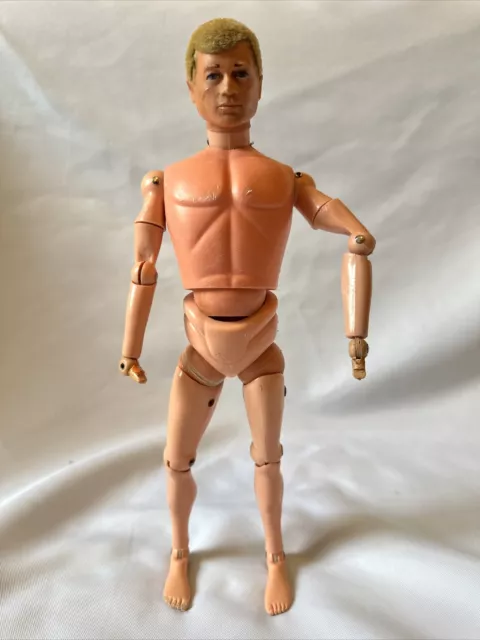 Vintage Palitoy Action Man Body & Blonde Flocked Head