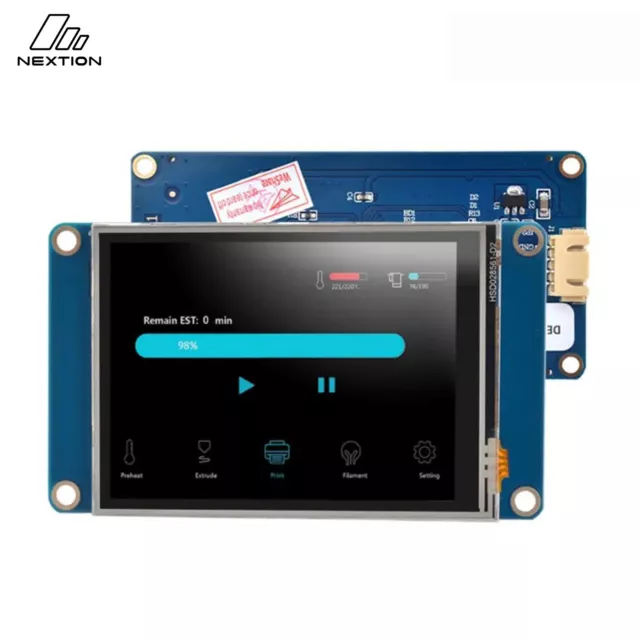 Nextion 3.2” HMI LCD TFT Touch Screen Display Module TTL UART Serial for Arduino