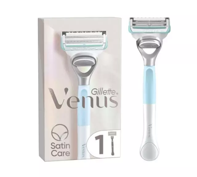 Gillette Venus Satin Care Damenrasierer für den Intimbereich mit einer Klinge