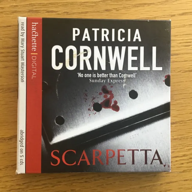 Patricia Cornwell - Scarpetta   - Audio Book  - Talking Books     ( 5 Cds ) Vgc