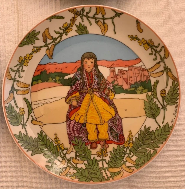 Piatto decorativo Unicef serie "I nostri Bambini" Villeroy & Boch n.11