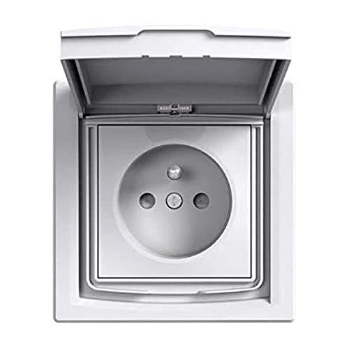 Schneider Electric SC5EPH2803321 Prise de courant avec terre + clapet ip44 en...