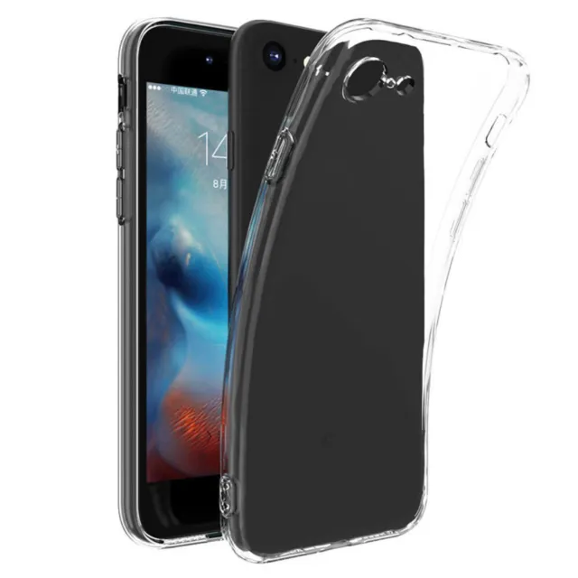 Handy Hülle für iPhone 7 / 8 / SE 2022 / 2020 Schutzkamera Cover Etui Case Klar