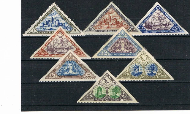 Litauen und Flugpost MiNr. 348 - 355 sauber  * gefalzt selten angeboten