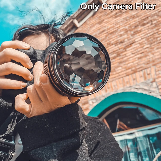 Handheld Camera Filter 77mm Fractal Pentagonal Prism Camera Filter