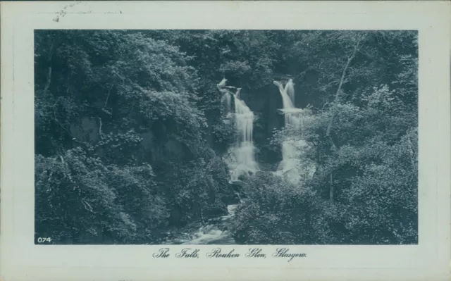 Glasgow rouken glen the falls 1913 Davidsons