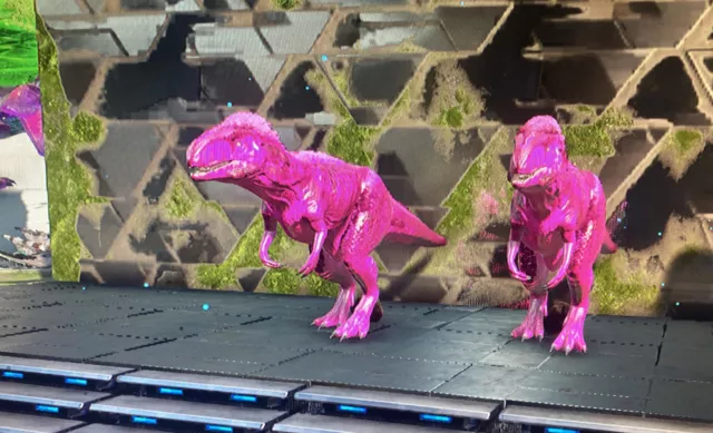 ARK Survival Evolved XBOX PVE Solid Cyan Deinonychus 1407 m (deino)