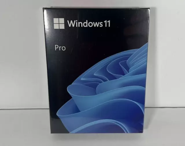 New Microsoft Windows 11 Pro 64-Bit USB Flash Drive Full Retail Version In Box