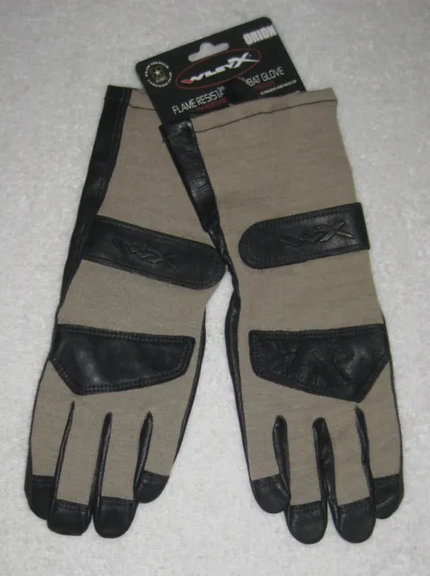 Wiley X Orion Flame Resistant Combat Gloves Men's Large #G301 G301La Nip Nos