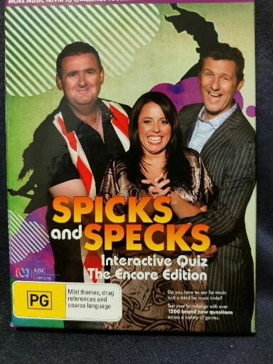 Like New SPICKS & SPECKS Interactive Quiz ABC TV Show Trivia Challenge DVD R4 AU
