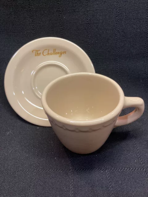 The Challenger Railroad Saucer By Shenango & Cup By Syracuse Restaurant Ware