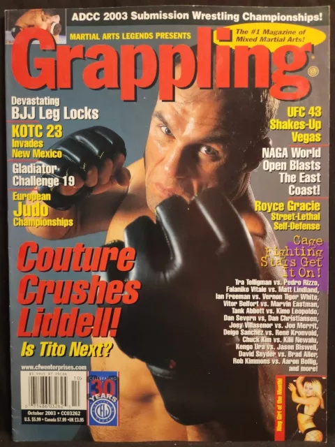 Grappling MMA Mixed Martial Arts Magazine October 2003 Randy Couture