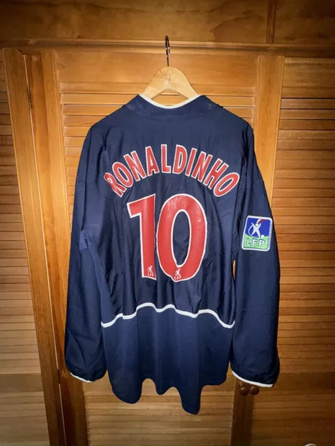 RONALDINHO PSG 2002 03 Player Issue Match Shirt Camiseta Maillot Jersey 450.00 PicClick UK
