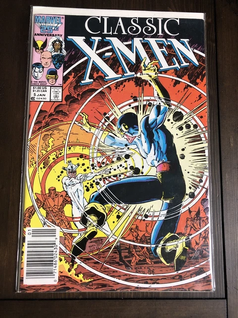 Classic X-Men #5 Rare Newsstand Edition Marvel Comics January 1987 VF/NM