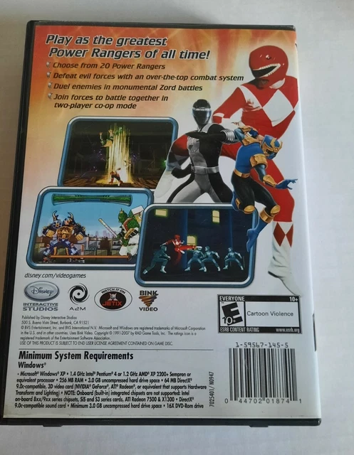 POWER RANGERS SUPER Legends PC game dvd rom $9.59 - PicClick CA