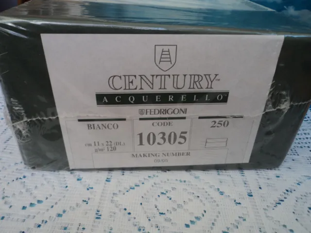 Buste Fedrigoni Century  COD 10305 AQUERELLO 11X22 avorio scatola da 250