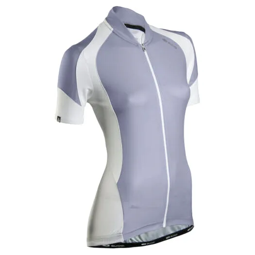 Sugoi RPM Womens Short Sleeve Full Zip Cycling Jersey - Chambray Grey