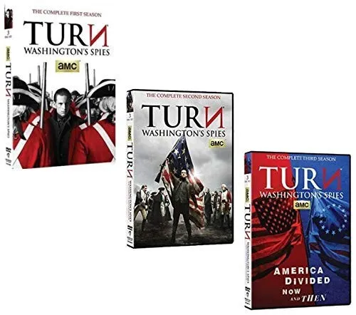 Turn Washington's Spies The Complete Season 1 2 3 Dvd New First Second Third