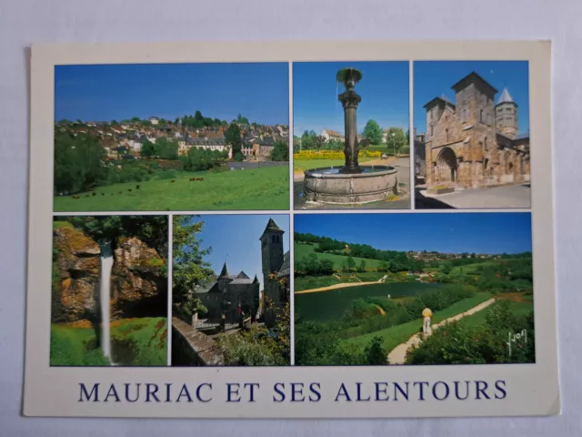 CPM Cantal MAURIAC et ses alentours multi-vues  dept-15