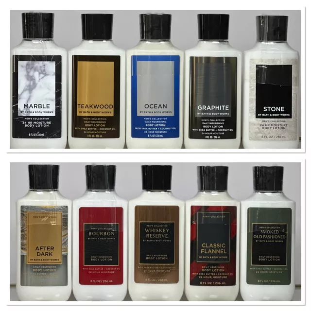 Bath and body works Men's collection body lotion Pick Your Scent