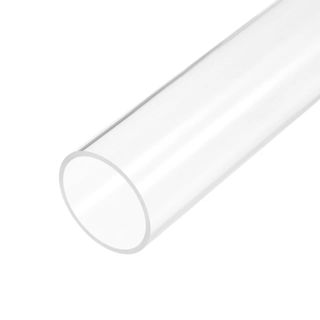 Tube En Acrylique Rigide Transparent - Diamètre 66mm Intérieur / 70mm Extérieur, Longueur 200mm, Pour Aquarium Ou DIY
