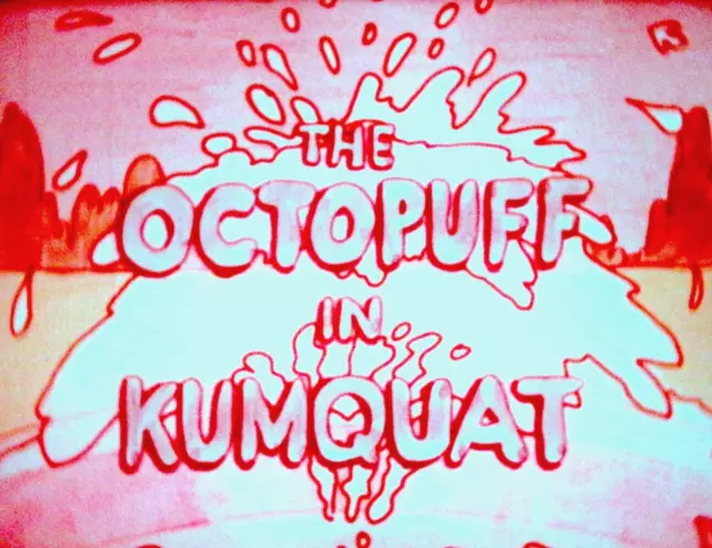 16mm animated short "OCTOPUFF IN KUMQUAT" anti-smoking cartoon for children