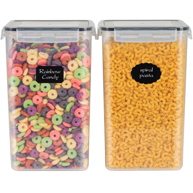 Deco Haus Lot De 24 Boîtes De Conservation Cuisine Hermétiques - 0,8L 1,4L 2L - Sans BPA - Avec Étiquettes Et Accessoires