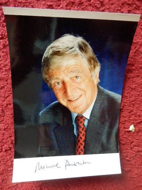 Michael Parkinson -   Tv  Presenter  - Autographed Photo