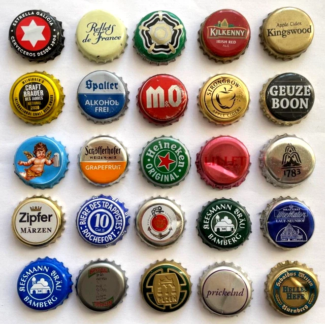 25-kronkorken-deutschland-und-ausland-25-bottle-caps-from-different