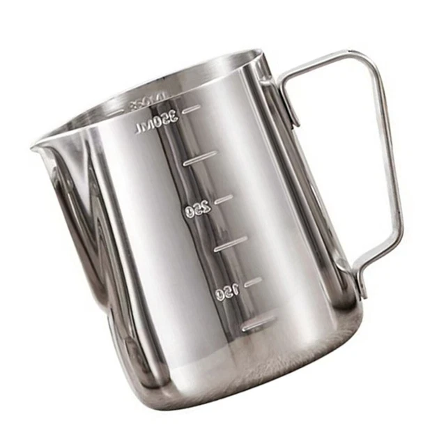 Macchina da caffè espresso 350 ml brocca per cappuccino acciaio inox