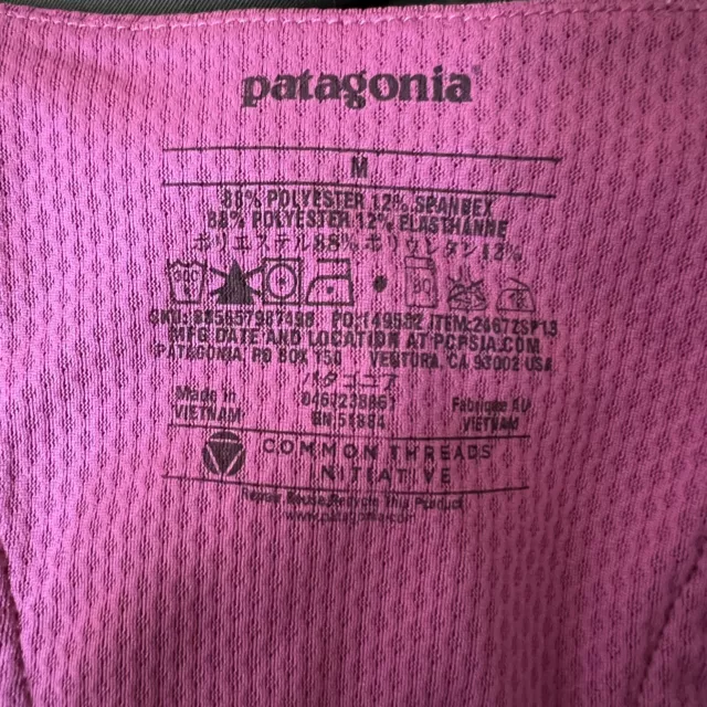 Patagonia Tank Dress Womens Medium Pink All Weather Racerback Sleeveless Stretch 3