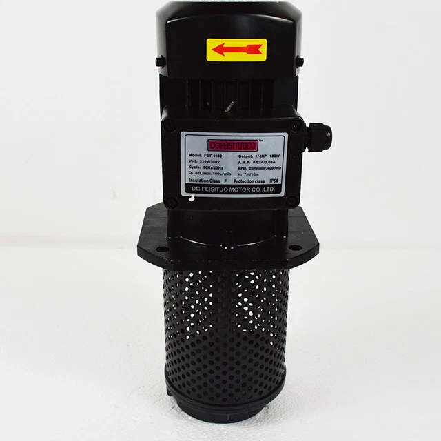 USED Industry Pump Filtered Coolant Pump 220V Three-phase Embedded Cooling Pump
