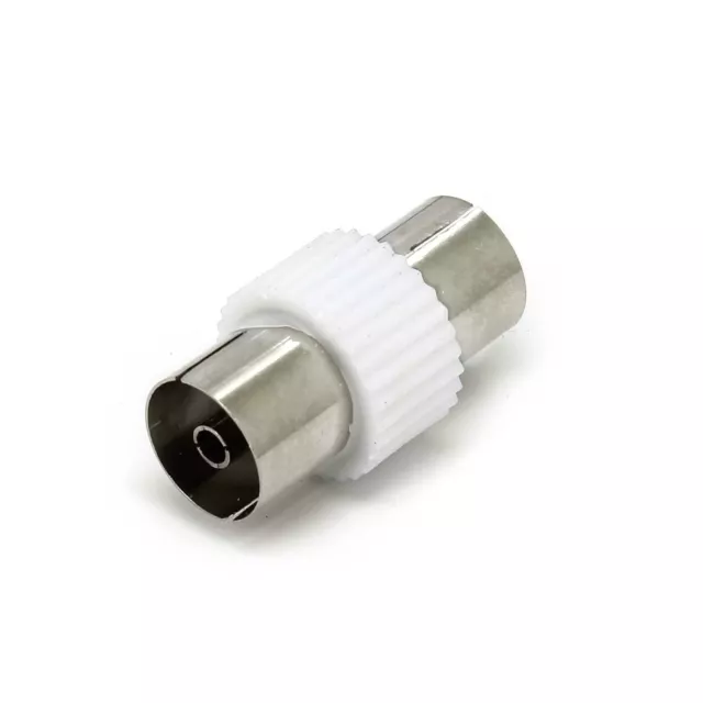 TV Aerial Lead COUPLER Female to Female Socket COAX Connector COAXIAL Adapter