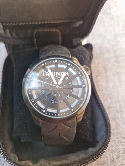 TRIUMPH MOTORCYCLE WATCH memorabilia Quartodimiglio Quartz 200.00 PicClick UK