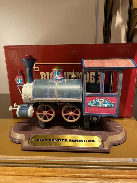 Btm Train DISNEY FIGURINE TRAIN Big Thunder Mountain BTM Disneyland Paris £155.04 ...