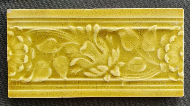 Arts & Crafts Tile. Mintons. C1905. 6 x 3.