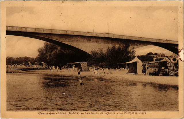 CPA COSERNE-sur-LOIRE Les Bords de la Loire Nievre (100321)