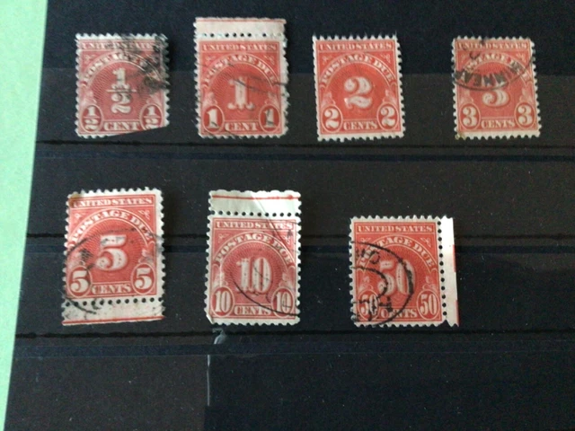 Uunited States postage due used  stamps   Ref A4723
