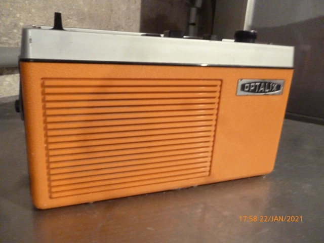 POSTE RADIO TRANSISTOR OPTALIX Année 60 VINTAGE