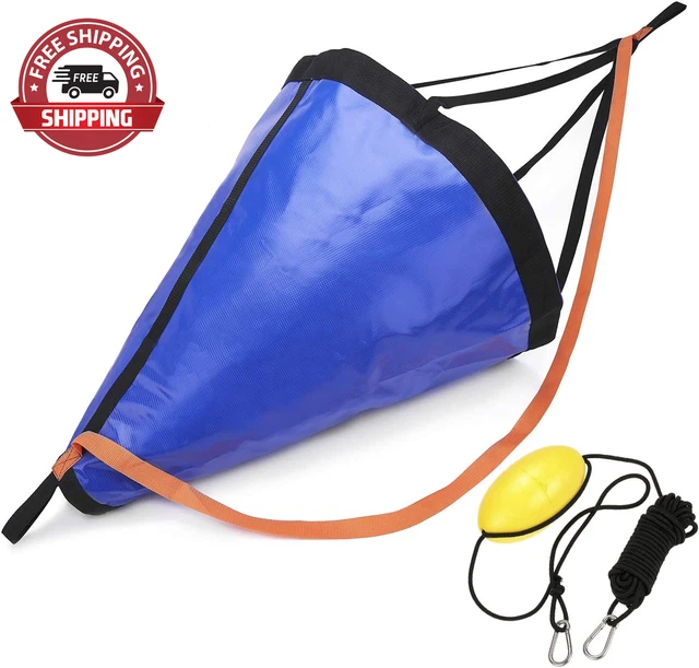Drift Sock with Harness Buoy,Ocean Anglers Fishing Drogue Sea Anchor for Boat/Ka