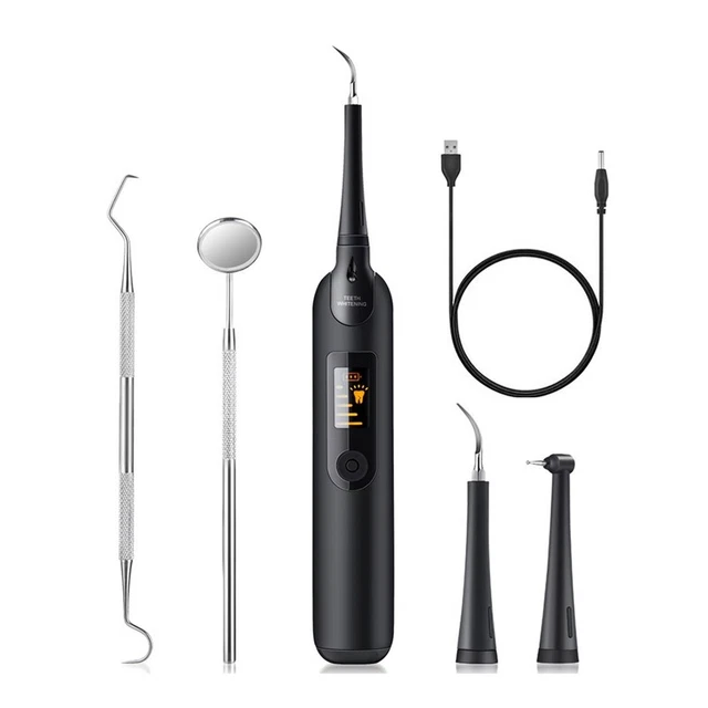 Teeth Plaque Cleaner for Teeth Tartar Stain Electric Sonic Dental Stone Remhhg